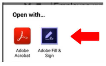 Android Adobe Fill and Sign