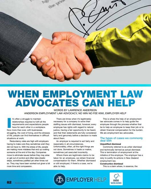 Employment Lawyers and Employment Law Advocates